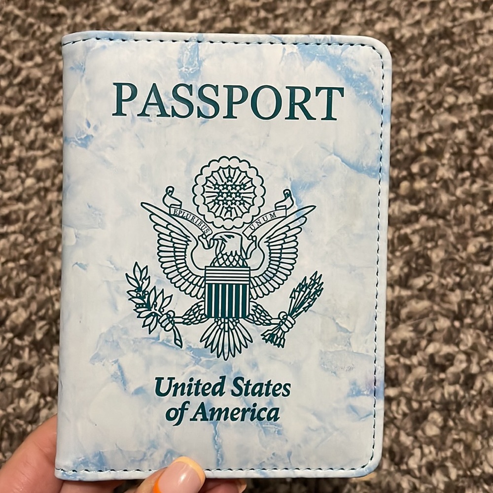 Blue Passport Holder
